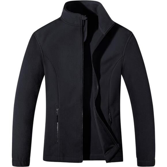 Women's Full-Zip Fleece-Lined Hoodie – Sports Sweatshirt with Handy Pockets
